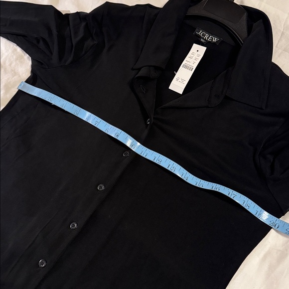 J.Crew Mini shirt-dress in matte jersey CN609 - Picture 6 of 10